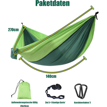Mehrpersonen Hängematte 230x150 cm Belastbarkeit bis 300 kg