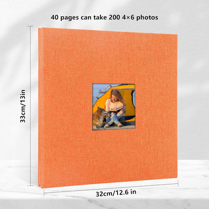 Fotoalbum Selbstklebendes Leinen Großes Hochzeitsgeschenk