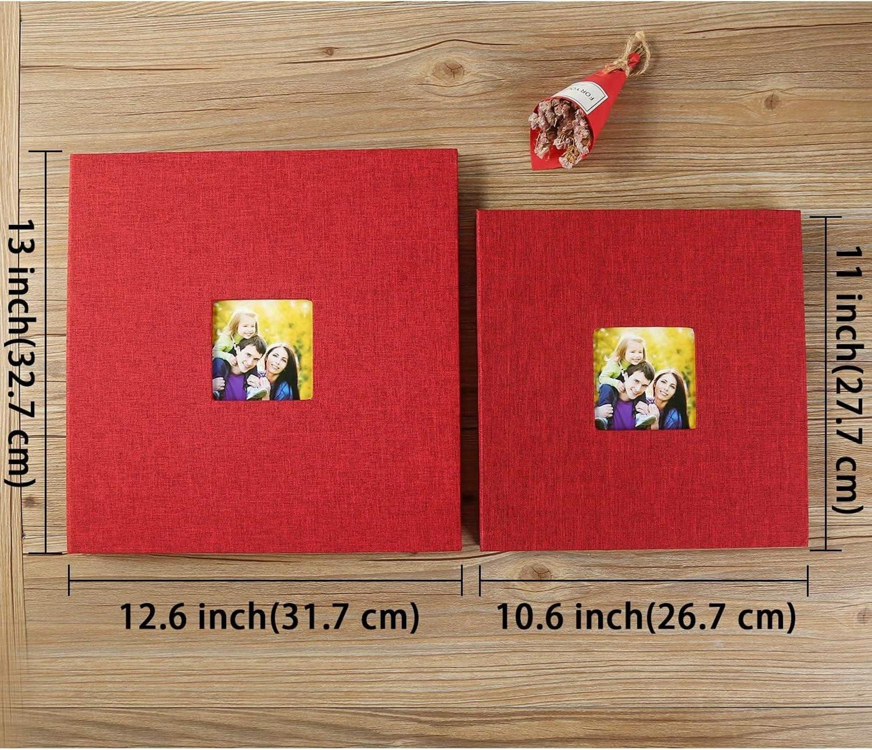 Selbstklebendes Fotoalbum 10x15 Hochzeit Geburtstag Geschenk 40 weiße