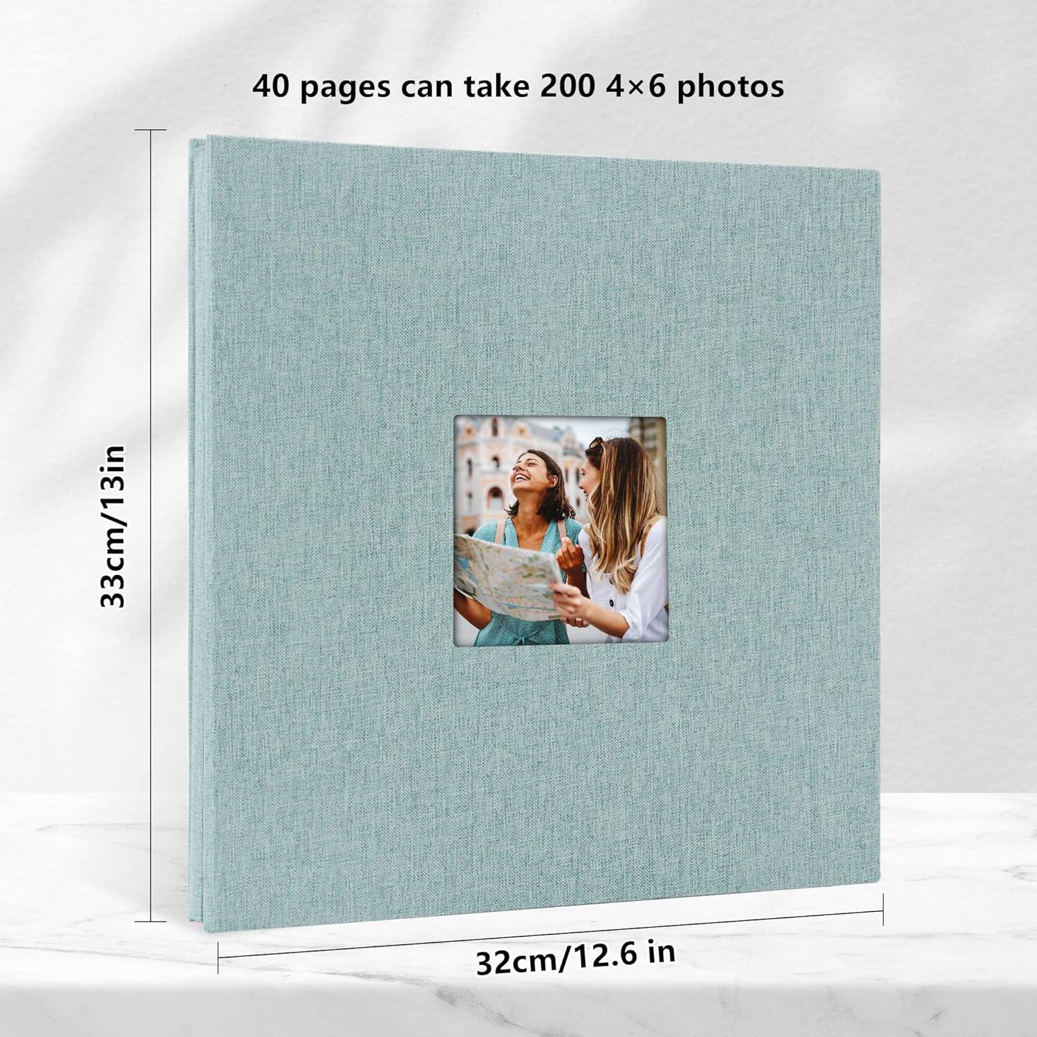 Fotoalbum Selbstklebendes Großes Leinenalbum mit 40 Seiten