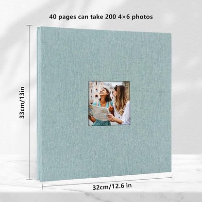 Fotoalbum Selbstklebendes Großes Leinenalbum mit 40 Seiten