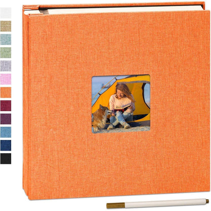 Selbstklebendes Fotoalbum 10x15 Leinen Hochzeit Geschenke 40