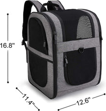 Haustier Rucksack Tragetasche 2-12kg Hunde Katzen faltbar