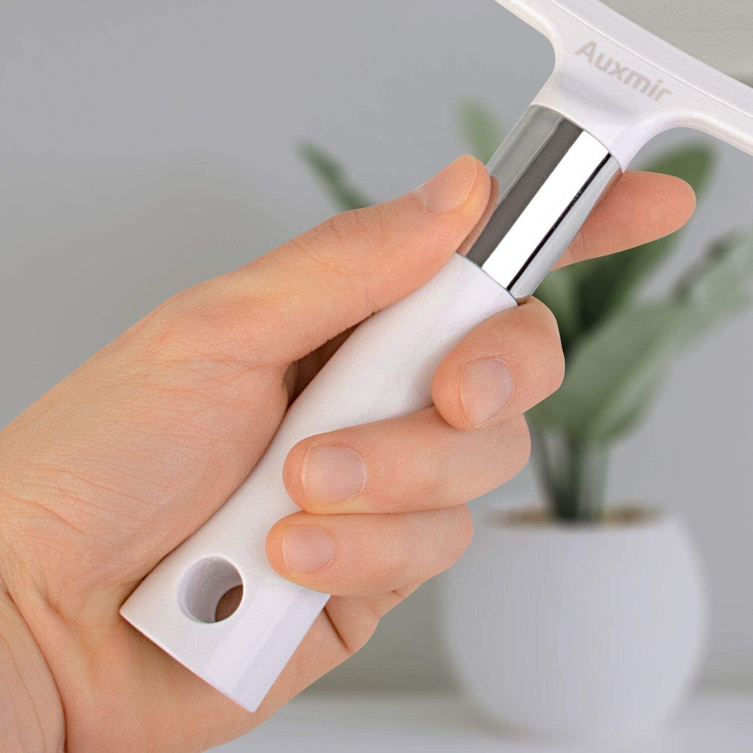 Auxmir Handspiegel mit Griff und großer