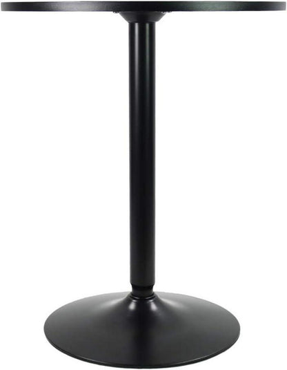 Runder Stehtisch 73cm Höhe Bartisch Beistelltisch schwarz