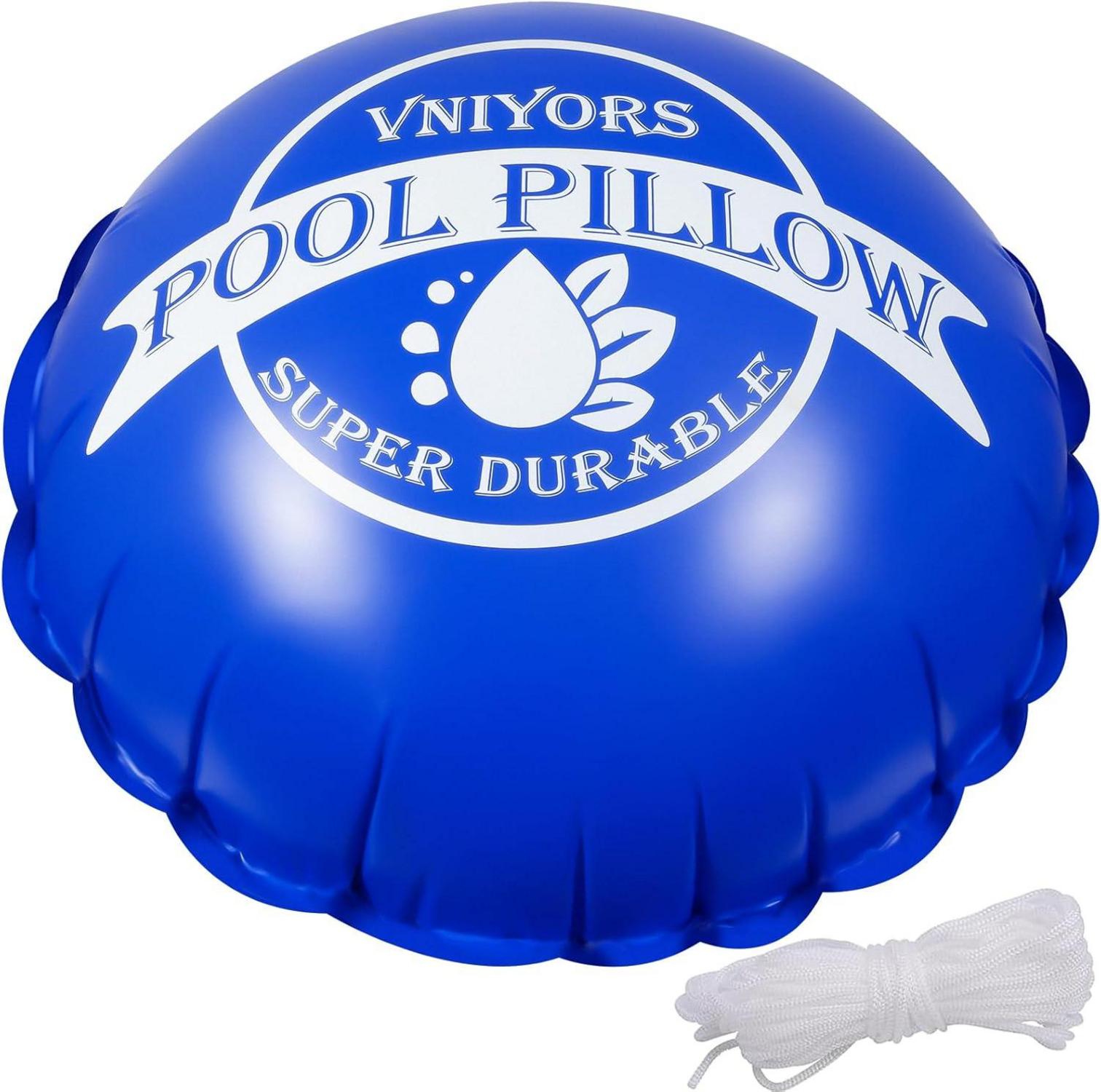 Poolkissen Winter 120x120cm Aufblasbar XXL Luftpolster Rund 366