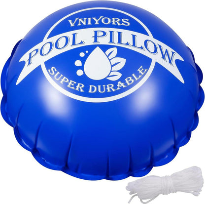Poolkissen Winter 120x120cm Aufblasbar XXL Luftpolster Rund 366