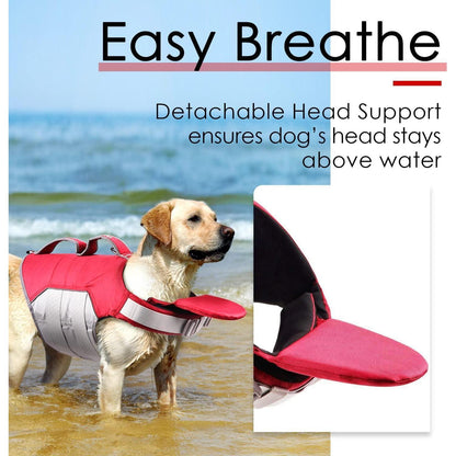 Hund Schwimmweste | Verstellbare Rettungsweste mit Auftrieb