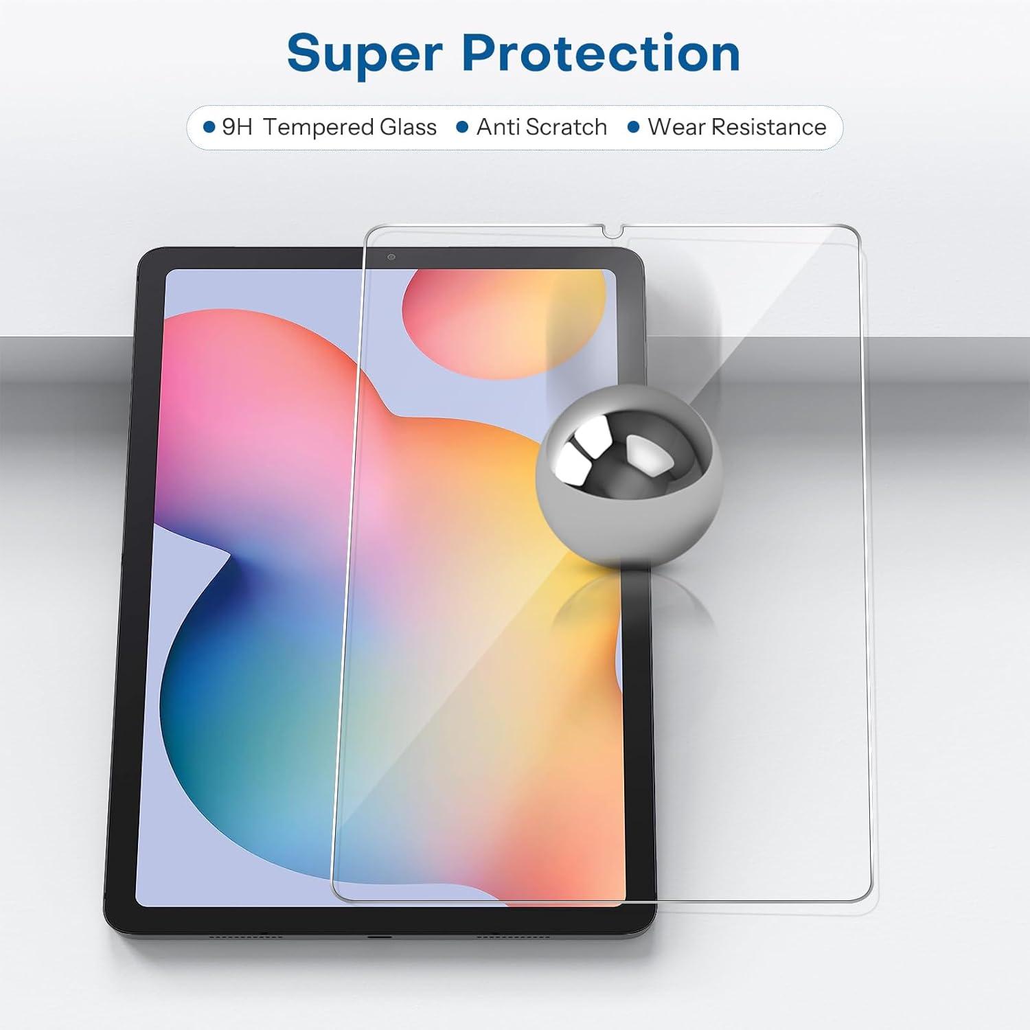 Panzer Schutz Glas Folie Samsung Galaxy Tab S6 Lite 10,4 Zoll