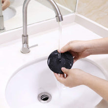 Runde Filz Untersetzer 12er Set in dunkelgrau