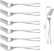 Edelstahl Gabeln Set 6er 20.8cm Tafelgabeln Besteck