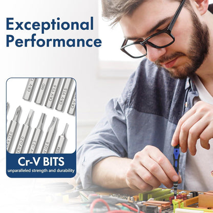 XOOL 62 in 1 Feinmechaniker Schraubendreher Set für Computer