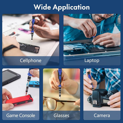 XOOL 62 in 1 Feinmechaniker Schraubendreher Set für Computer