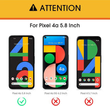 OMOTON Hartglas Displayschutzfolie für Google Pixel 4a [4er
