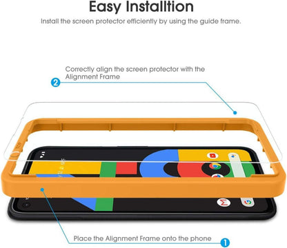Displayschutzfolie Google Pixel 4a 9H Hartglas 4er Pack