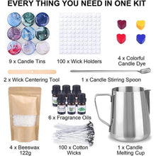 Kerzen Selber Machen Set 6 ätherische Öle 4x120g Bienenwachs