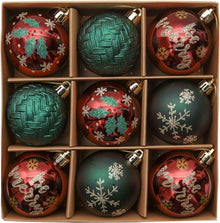 Weihnachtskugeln Weihnachtsschmuck Christbaumkugeln Kunststoff 9