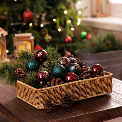 Valery Madelyn Weihnachtskugeln Kunststoff Christbaumkugeln