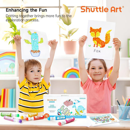 Shuttle Art 10-Farben-Punktmarker waschbar ungiftig für