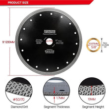 Diamant Trennscheiben 230mm Mesh Turbo für Fliesen & Stein