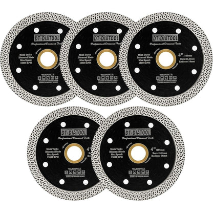 Diamant Trennscheiben 5er Set 105mm Mesh Turbo für Fliesen Marmor