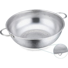 HaWare Edelstahl Küchensieb mit Griff Ø28cm | Großes