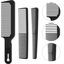 3 Stücke Friseur Kamm Set Haare Schneiden Flat Top Barberologie