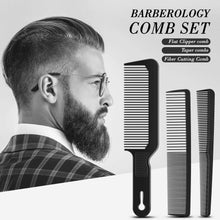 3er Set Männer Friseur Kamm Haarschneide Werkzeug Gradient