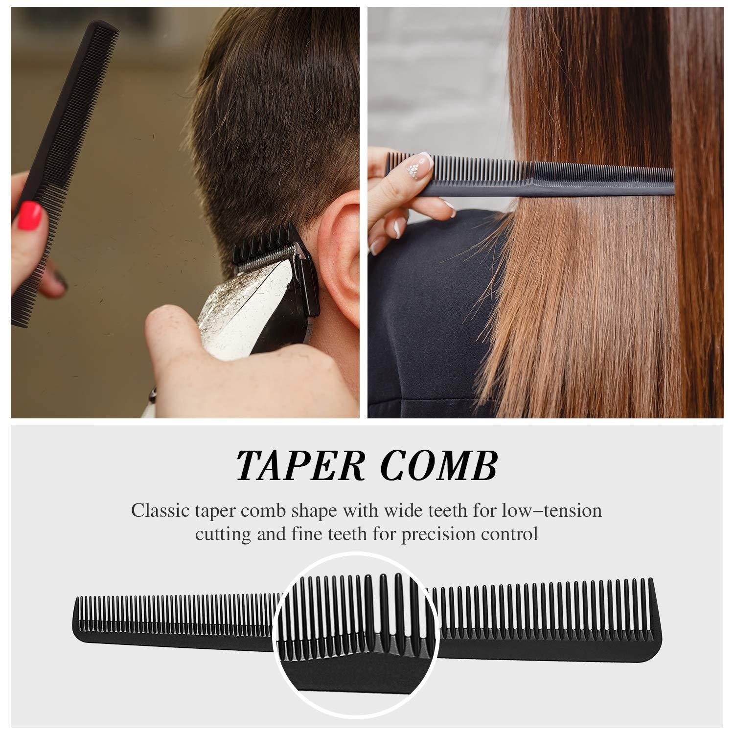 3-teiliges Männer Friseur Kamm Set Haare schneiden Flat Top Scherer