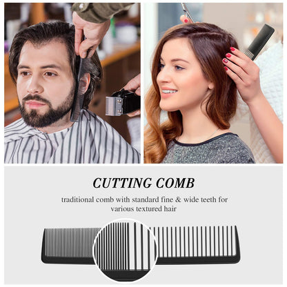 3-teiliges Männer Friseur Kamm Set Haare schneiden Flat Top Scherer