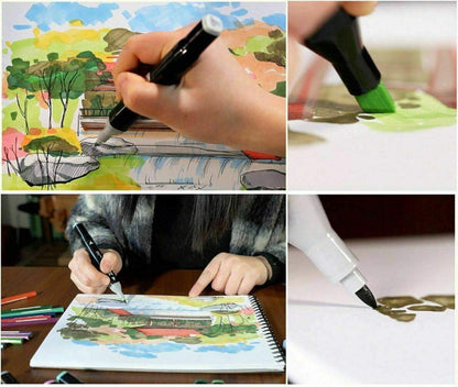 Farben Marker Stifte Grafitti Twin Tip Textmarker Studenten Manga