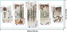 5D DIY Diamond Painting 5-teiliges Set - Haus Dekoration
