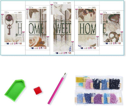 5-teilig Diamond Painting DIY Set Strass Stickerei 5D Full Kit