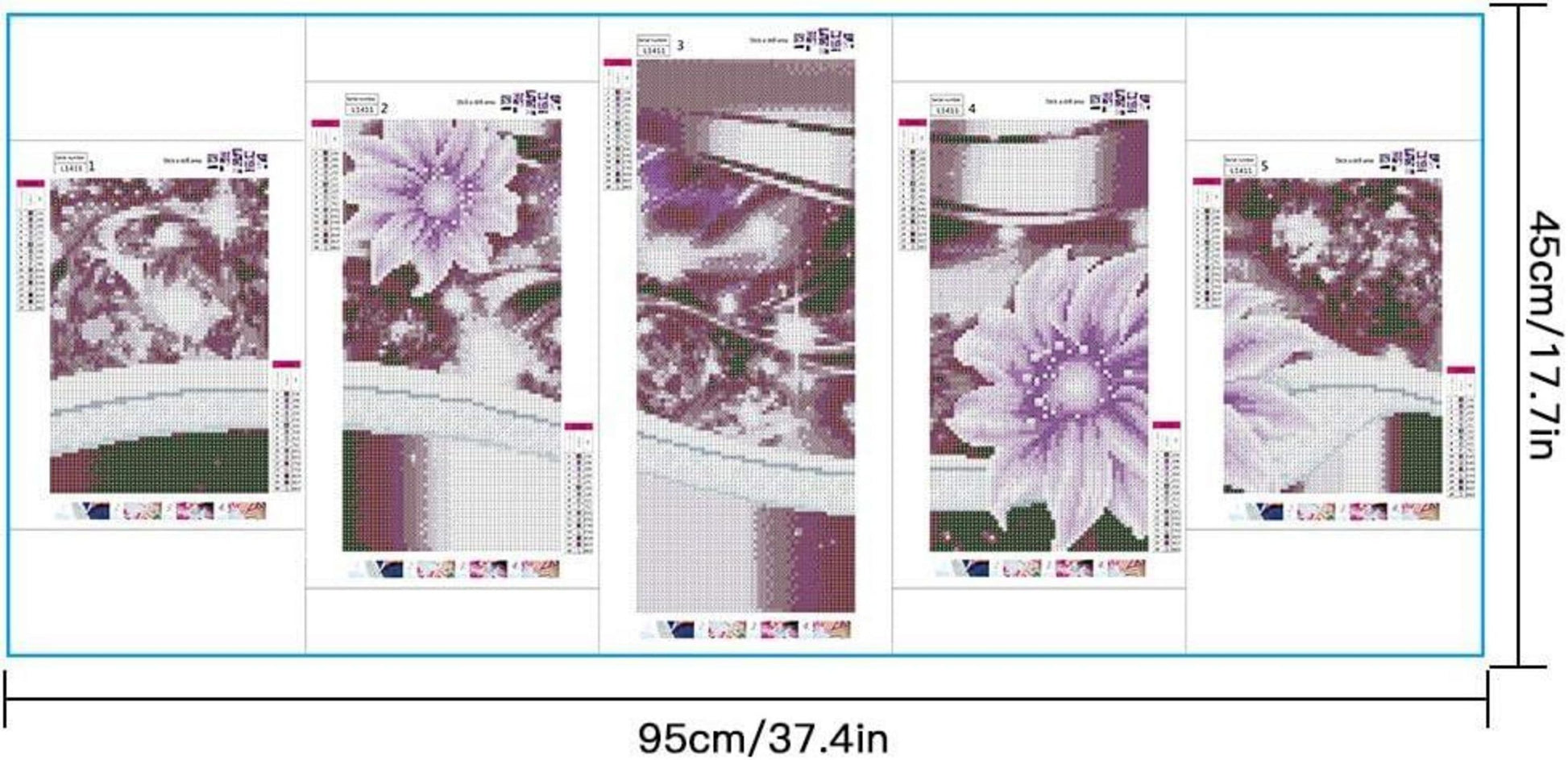 5D Diamond Painting Set DIY Kunst Handwerk Wand Dekor