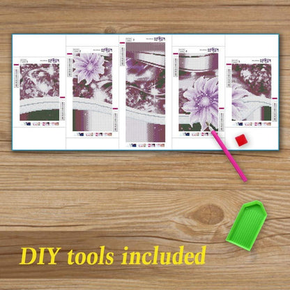5D Diamond Painting 5-teilig Full Kits DIY Kunst Handwerk