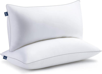 Hochwertiges BedStory Kopfkissen 40x80 2er Set Mikrofaserfüllung 950g