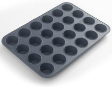 Mini Muffinbackform Silikon 24 Muffins Grau 34 x 23 x 2,5 cm