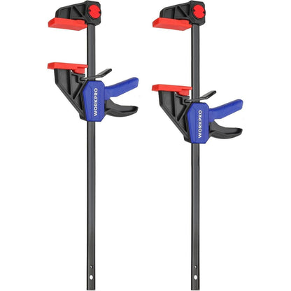 WORKPRO Einhandzwingen Set 305mm Spannweite 2 Stück