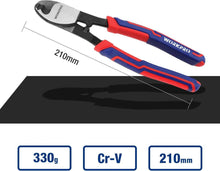 WORKPRO Kabelschere 210mm für Aluminium und Kupfer Kabel