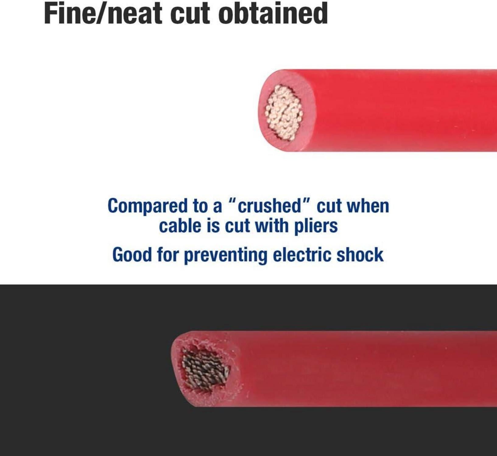 Kabelschere 210mm Drahtschneider für Aluminium und Kupfer-Kabel