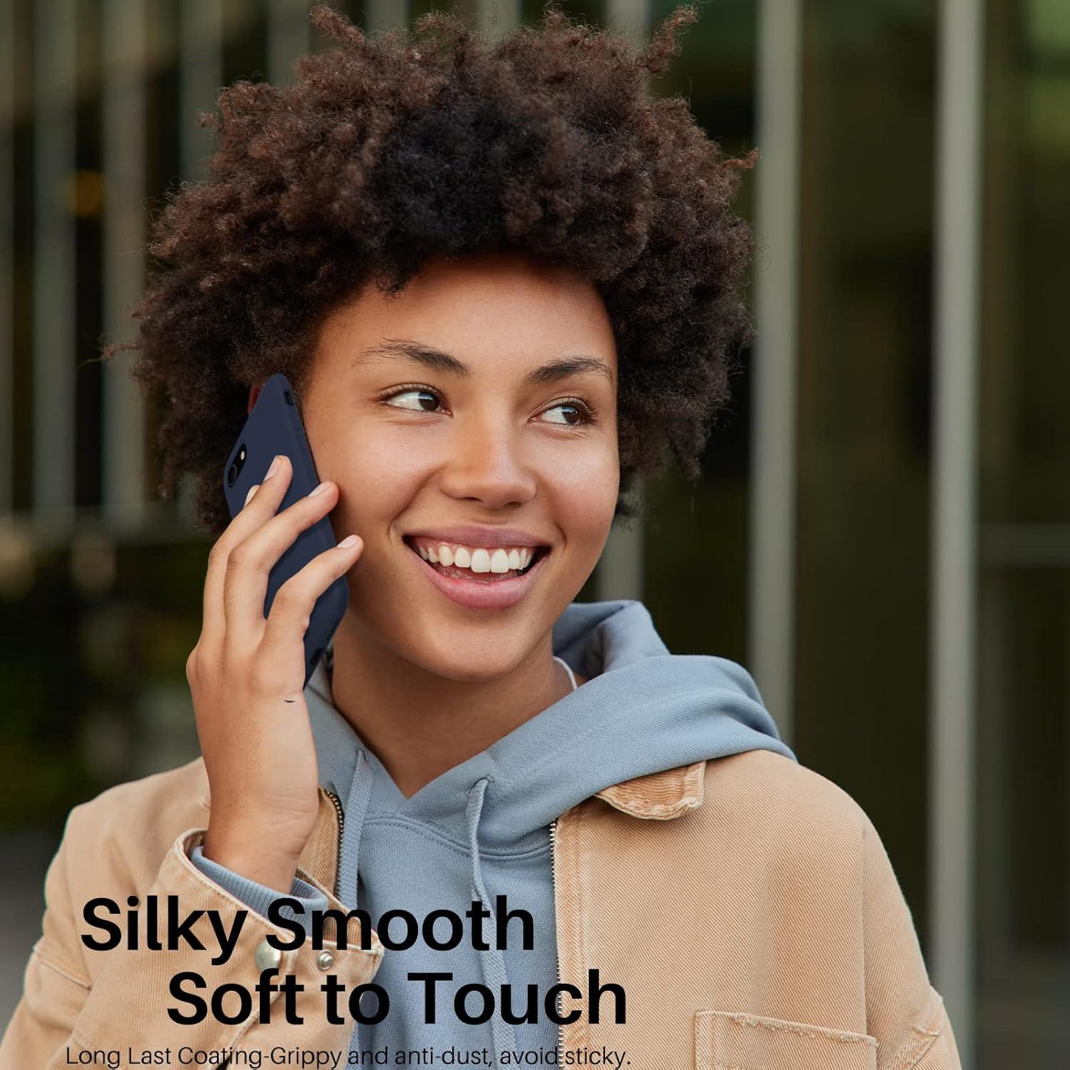 Silikon Case kompatibel mit iPhone SE 3 2022 5G Hülle Ultra Dünn