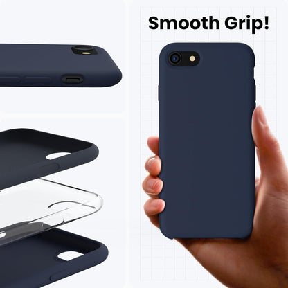 ORNARTO Silikon Case für iPhone SE 3 2022 5G, 7/8/SE 2022 Hülle 4,7 Zoll