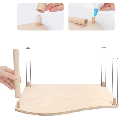 Niteangel Holz Hamsterplattform für Zwerghamster Mäuse Degus