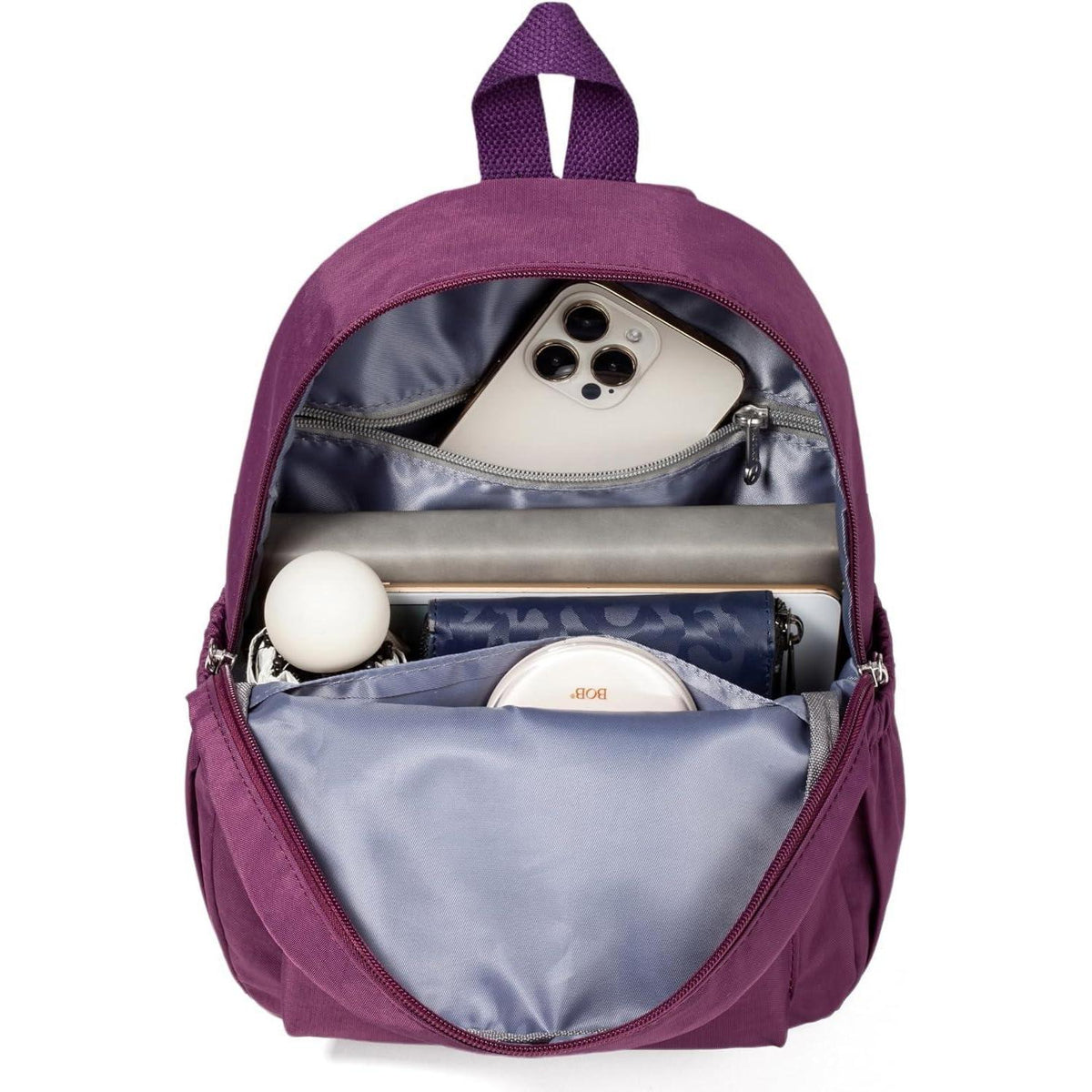 Damen Mini Rucksack Leicht & Geräumig, Violett