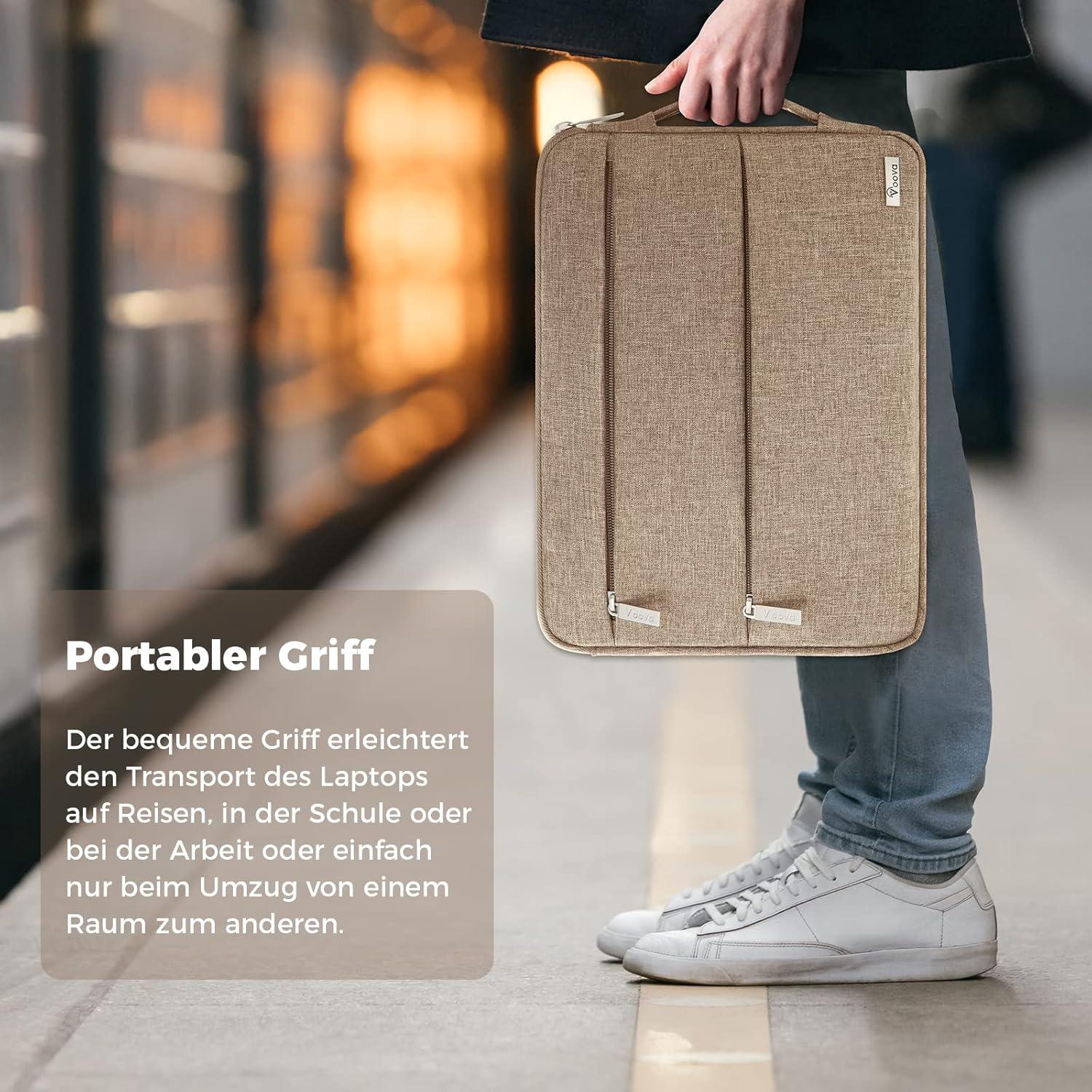 Voova Laptop Hülle 13.6 Zoll Laptoptasche MacBook Air Pro M2 M1 iPad
