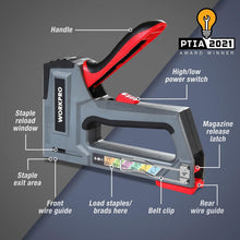WORKPRO Profi Handtacker Set inkl. 4000 Klammern - 6-in-1