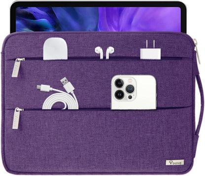 Voova Laptop Hülle 15.6 Zoll Wasserdicht Violett