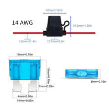 Sicherungshalter für Kfz mit Wasserdichter Kappe +100
