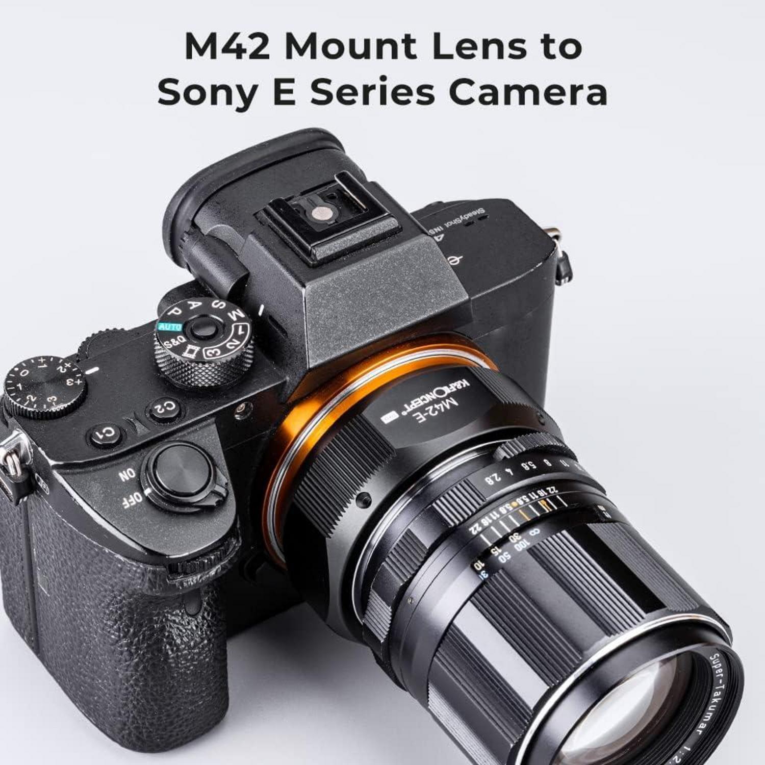 K&F Concept M42-NEX Objektivadapter für Sony NEX Kameras
