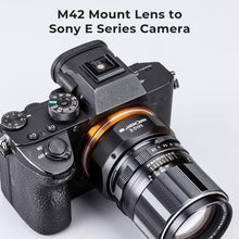 K&F Concept M42-NEX Objektivadapter für Sony NEX Kameras